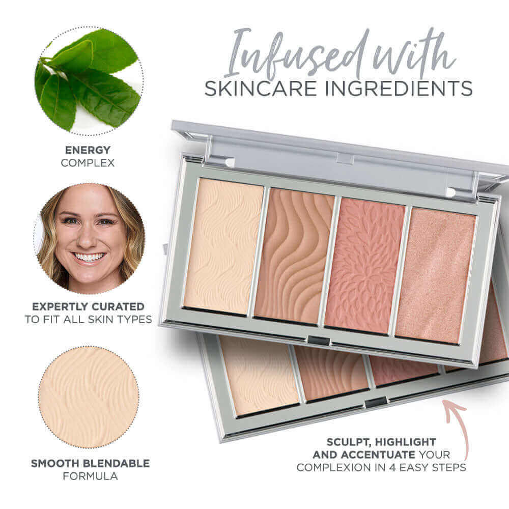 4-in-1 Skin-Perfecting Powders Face Palette - Image 16