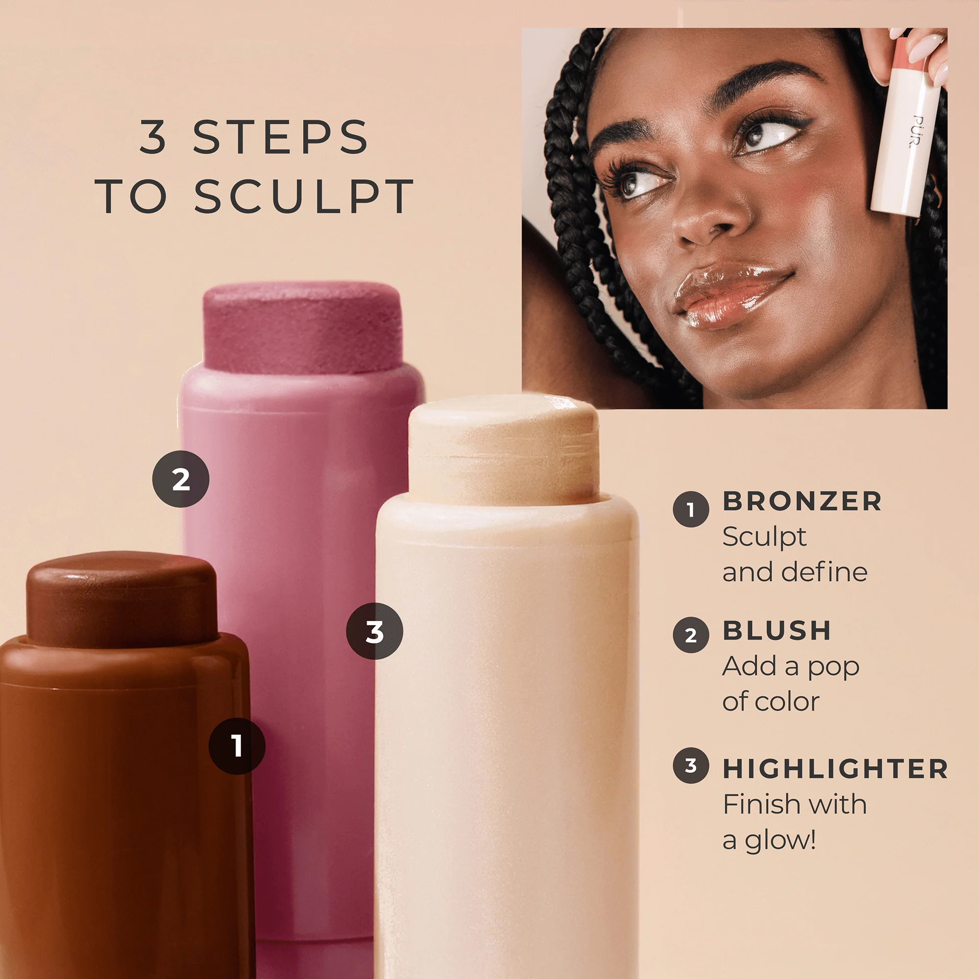 Silky Tint Creamy Multitasking Stick with Peptides - Image 7